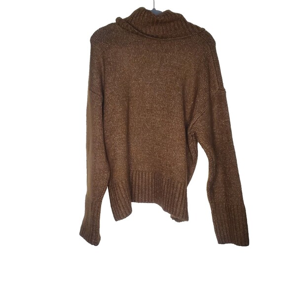 SO Brown Cowl Neck Sweater Size L - Picture 2 of 5